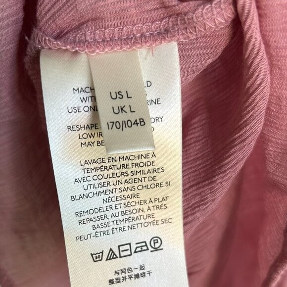 FREE PEOPLE REVOLVE Daia Top Mountain Peplum Long Sleeve Blouse US L - Picture 6 of 8